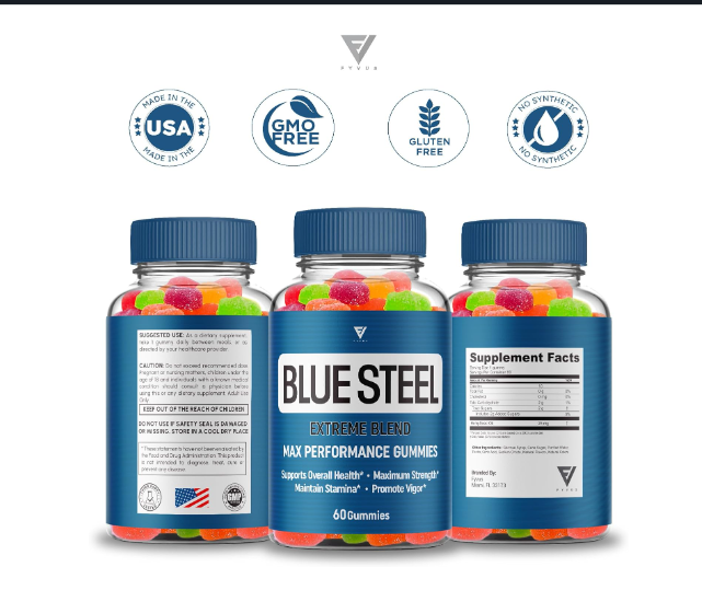 Blue Steel Male Enhancement Gummies Exposed Report! Does It Really Work?